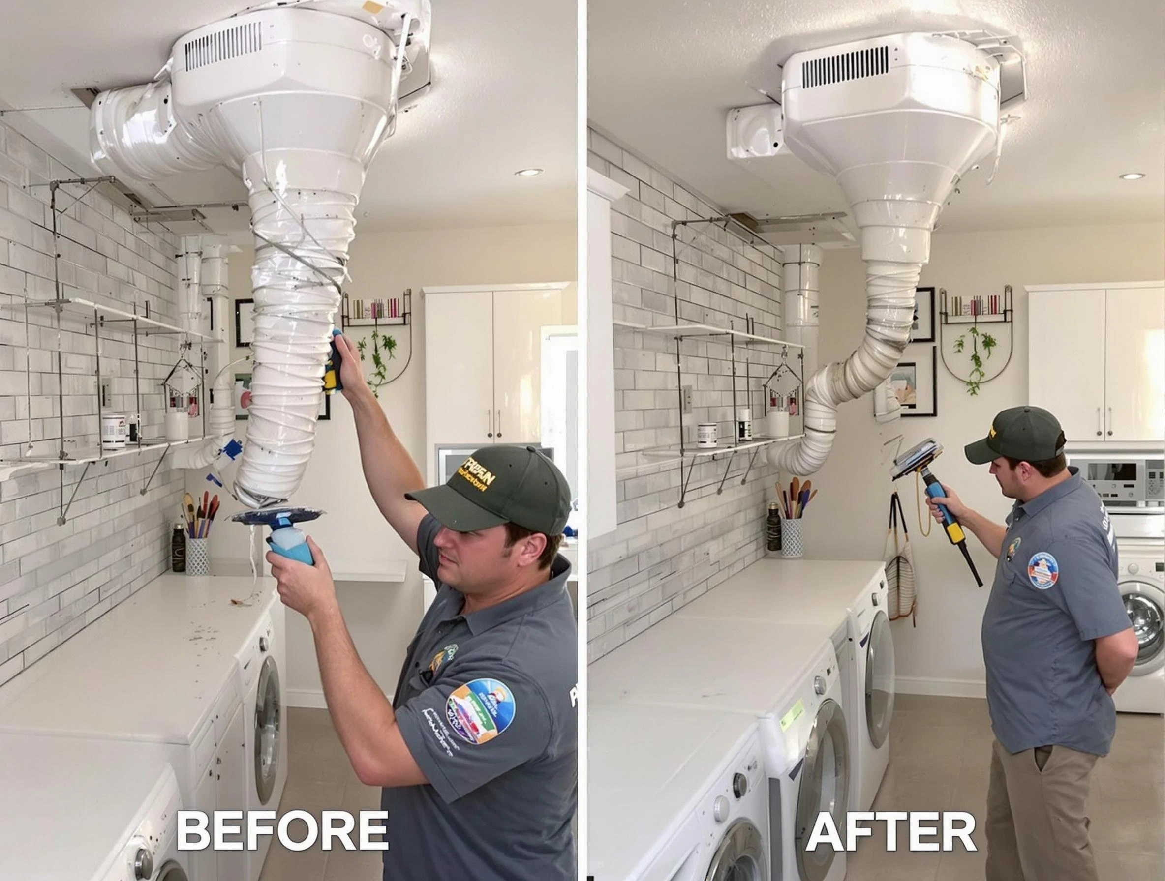 Professional dryer exhaust vent cleaning by Fountain Hills Dryer Vent Cleaning in Fountain Hills