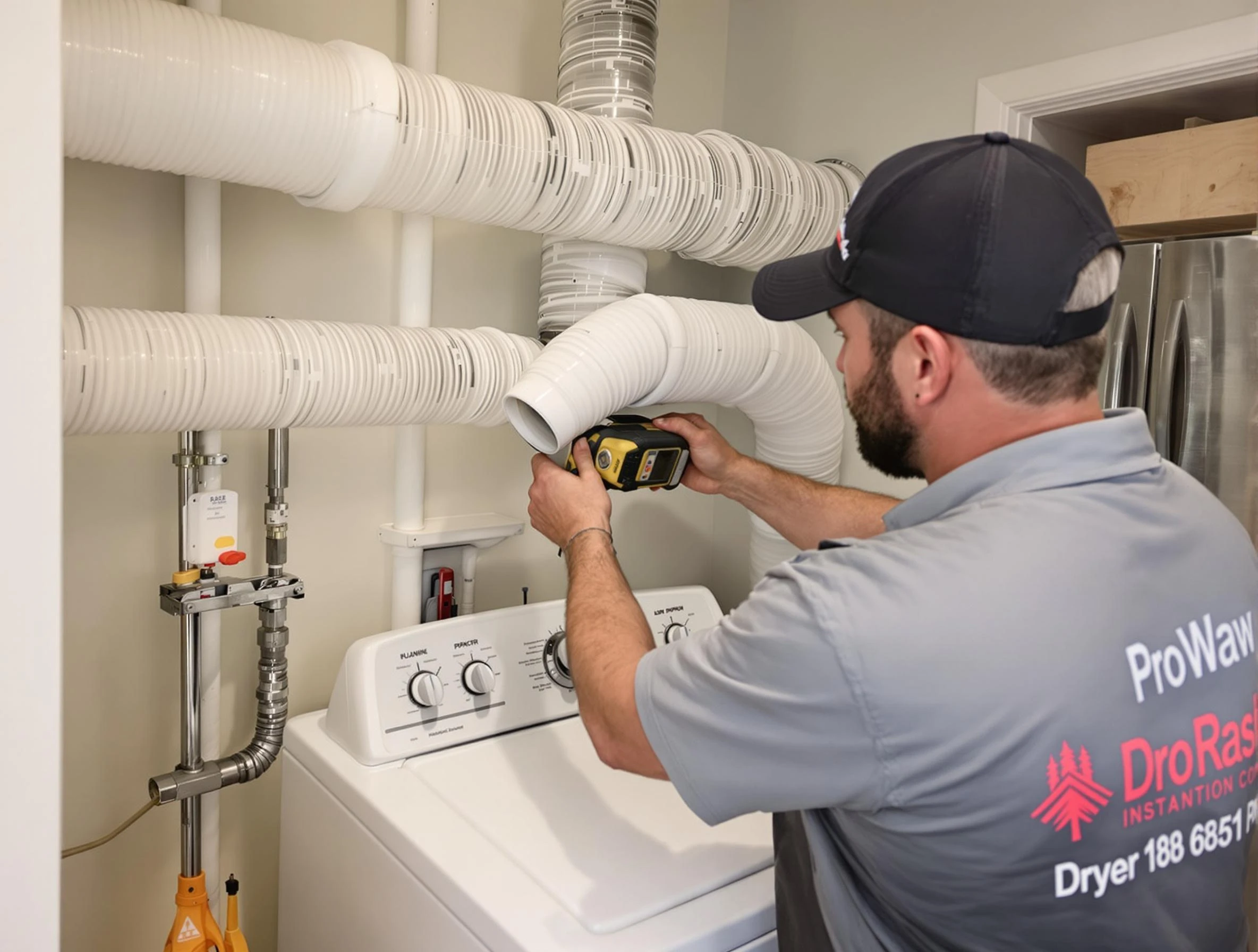 Professional dryer vent hose installation by Fountain Hills Dryer Vent Cleaning in Fountain Hills